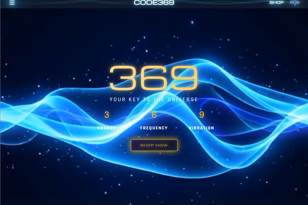 CODE369 homepage screenshot